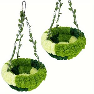 Cozy Plush Bird Nest Hammock - Winter Warm Hanging Birdhouse for Parrots, Cockatiels, Lovebirds & Small Pets