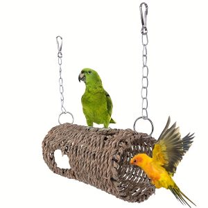 Brighten Up Your Pet Parrot's Summer With A Hanging Hammock Nest Bed!